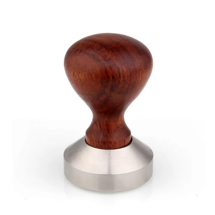 Free shipping Espresso Coffee Tamper Wooden Handle with stainless stell base 49MM 51MM 53MM 57MM 58MM my bottle tea set cup Free shipping Espresso Coffee Tamper Wooden Handle with stainless stell base 49MM 51MM 53MM 57MM 58MM my bottle tea set cup