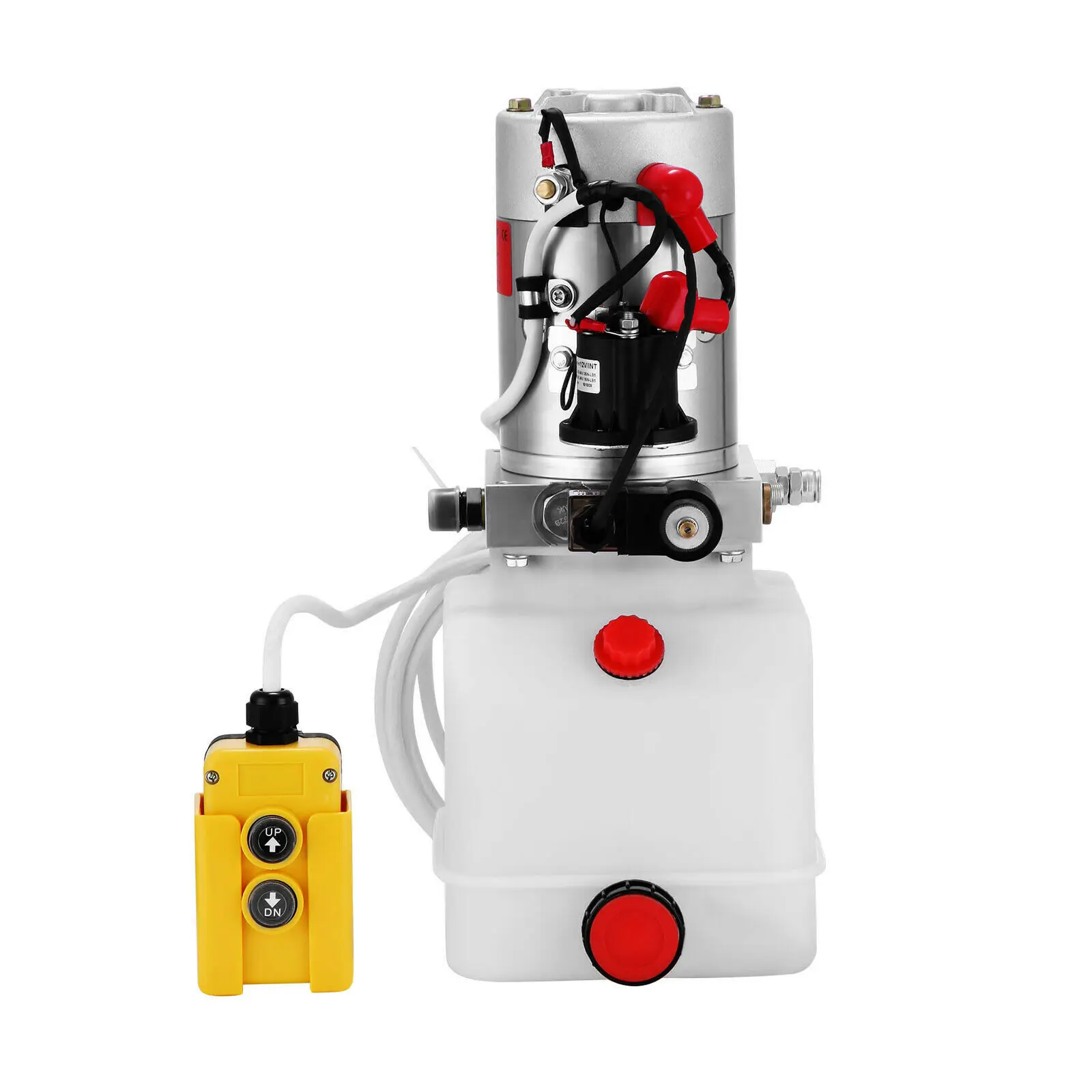 Plastic Hydraulic Power Unit, Hydraulic Pump 12 V 2000W Truck, Tipper, Trailer 4L