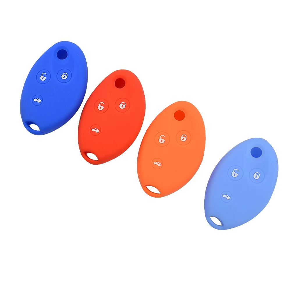 3 buttons silicone car key shell for Citroen 1