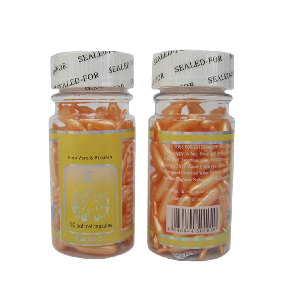 90pcs/bottle Vitamin E Essence Capsules Anti aging Serum Spot Acne