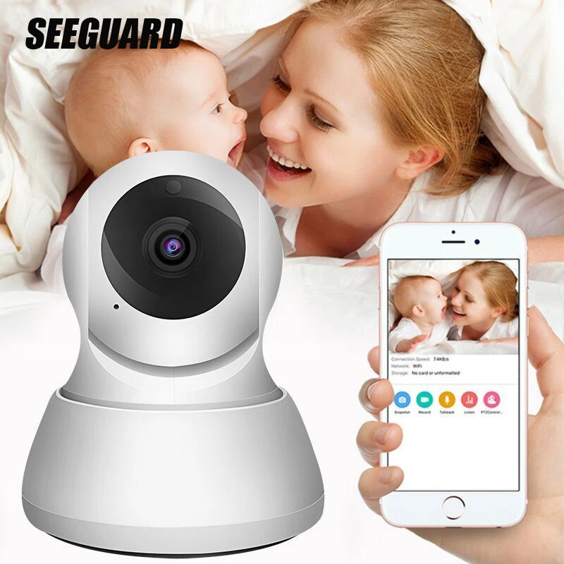 

SEEGUARD HD WIFI Wireless Camera 1080P Night Vision Mobile Phone Remote Wireless Monitoring Shaking Head Machine IP Camera