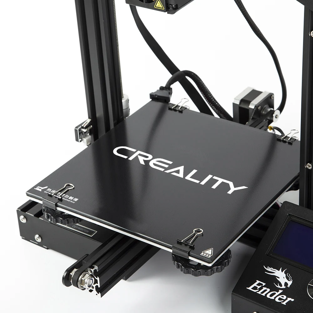 Creality 3D CR-10 Ultrabase стеклянная пластина самоклеящаяся Строительная поверхность для CR-10/CR-10S 3d принтер горячий каркас кровати с подогревом