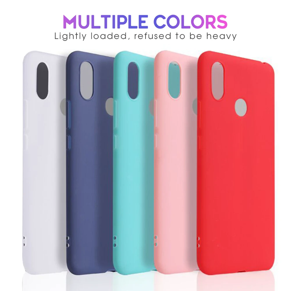 Мягкие телефонные чехлы карамельных цветов для Xiaomi Redmi Note 6 Pro 5 6A 5A Plus задняя