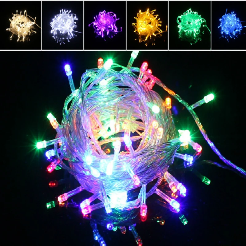 200LED Garland Lights Flashing Outdoor Christmas Led String Lights EU