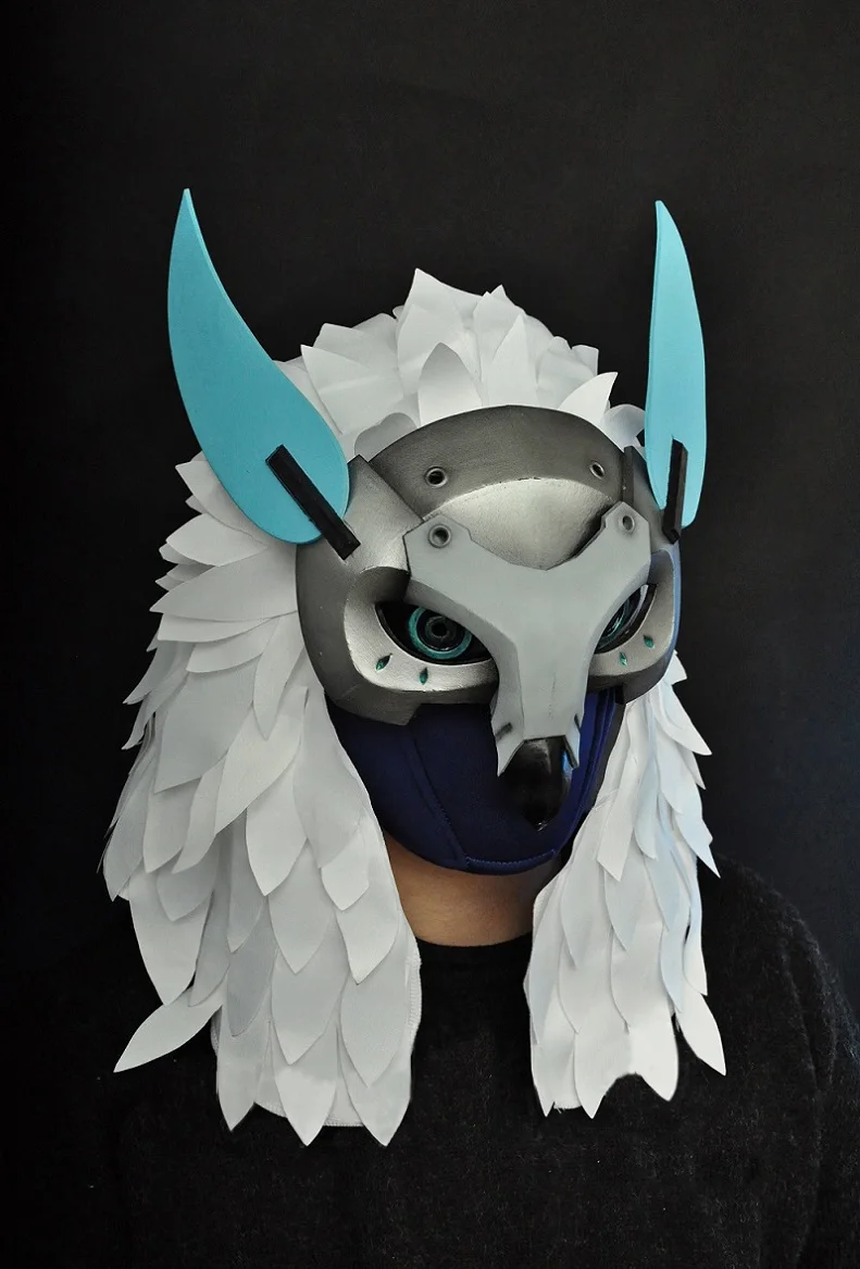 

Overwatch Winter Wonderland Ana Skin Snow Owl Cosplay Mask