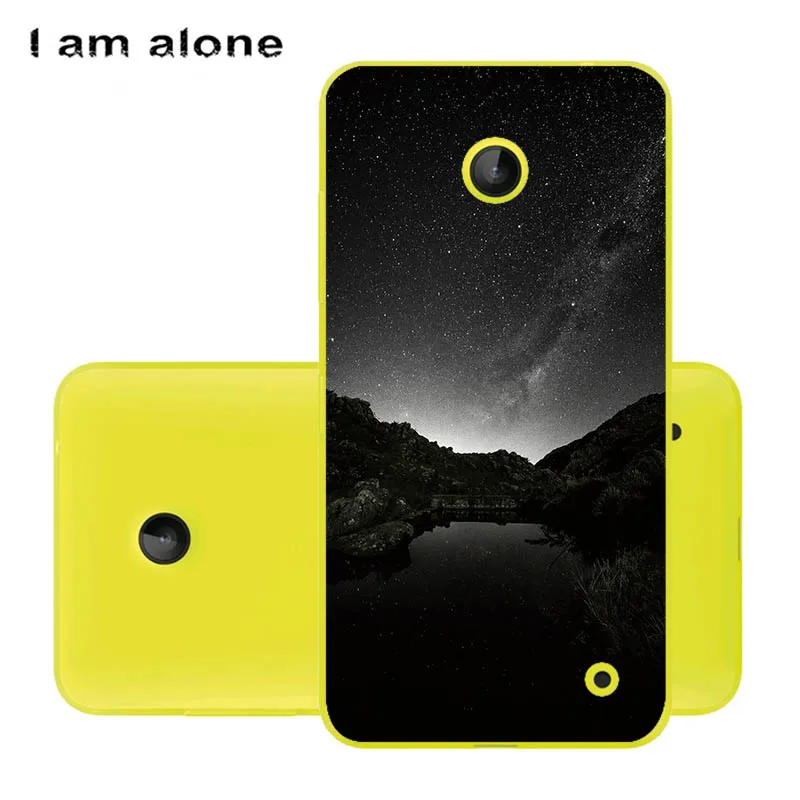 Чехлы для телефонов I am alone для microsoft Nokia Lumia 630 4,5 дюйма, жесткий пластиковый мобильный Модный Цветной чехол для Nokia 630 - Цвет: PC U34