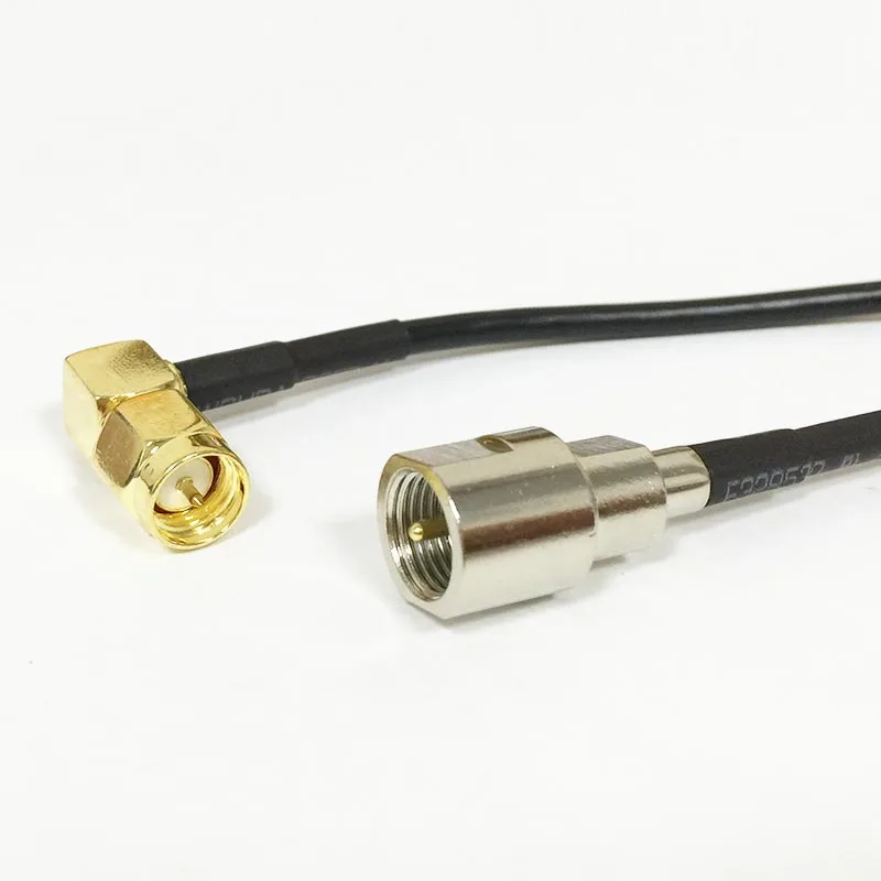 Modem Coaxial Cable SMA Male Plug Right Angle Switch FME Male Plug Connector RG174 Cable 20CM