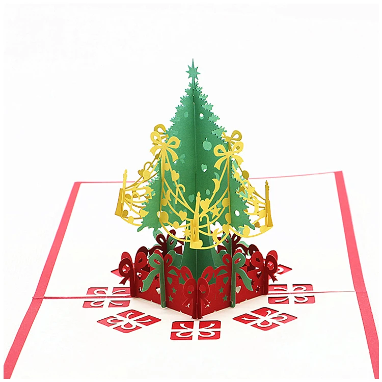 aliexpress buy 2 pack christmas pop up cards
