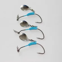 100 шт/партия Кривошип крюк с лезвием 3/0 4/0 приманка С рыболовным крючком одиночный крючок рыболовные снасти