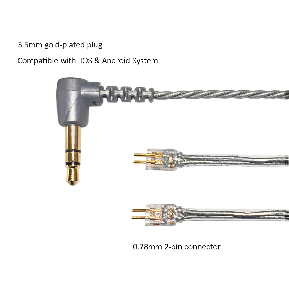 In ear монитор наушники кабель провод 1964 w4r um3x es3 es5 2 контактный разъем производство