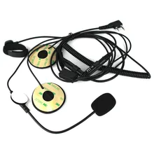 2 Pin Finger PTT гарнитура портативной рации мотоциклетный шлем микрофон для Kenwood для Baofeng Retevis для TYT двухстороннее радио C216