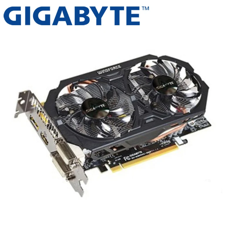 Видеокарта GIGABYTE GTX 660 3 гб 750 бит GDDR5 видеокарты для nVIDIA Geforce GTX660 б/у VGA карты мощнее