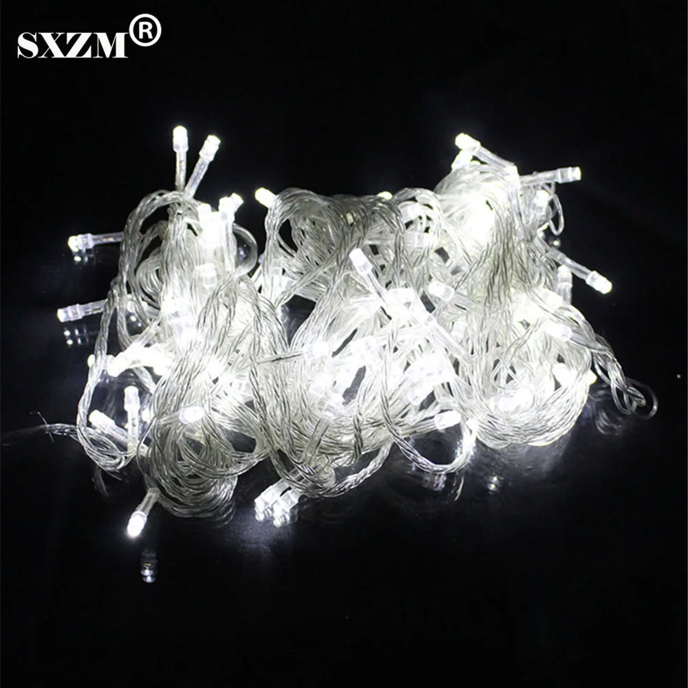 

SXZM 30M 300LED AC110V AC220V Christams led string Fairy light holiday decoration indoor outdoor light with controller 8 modes