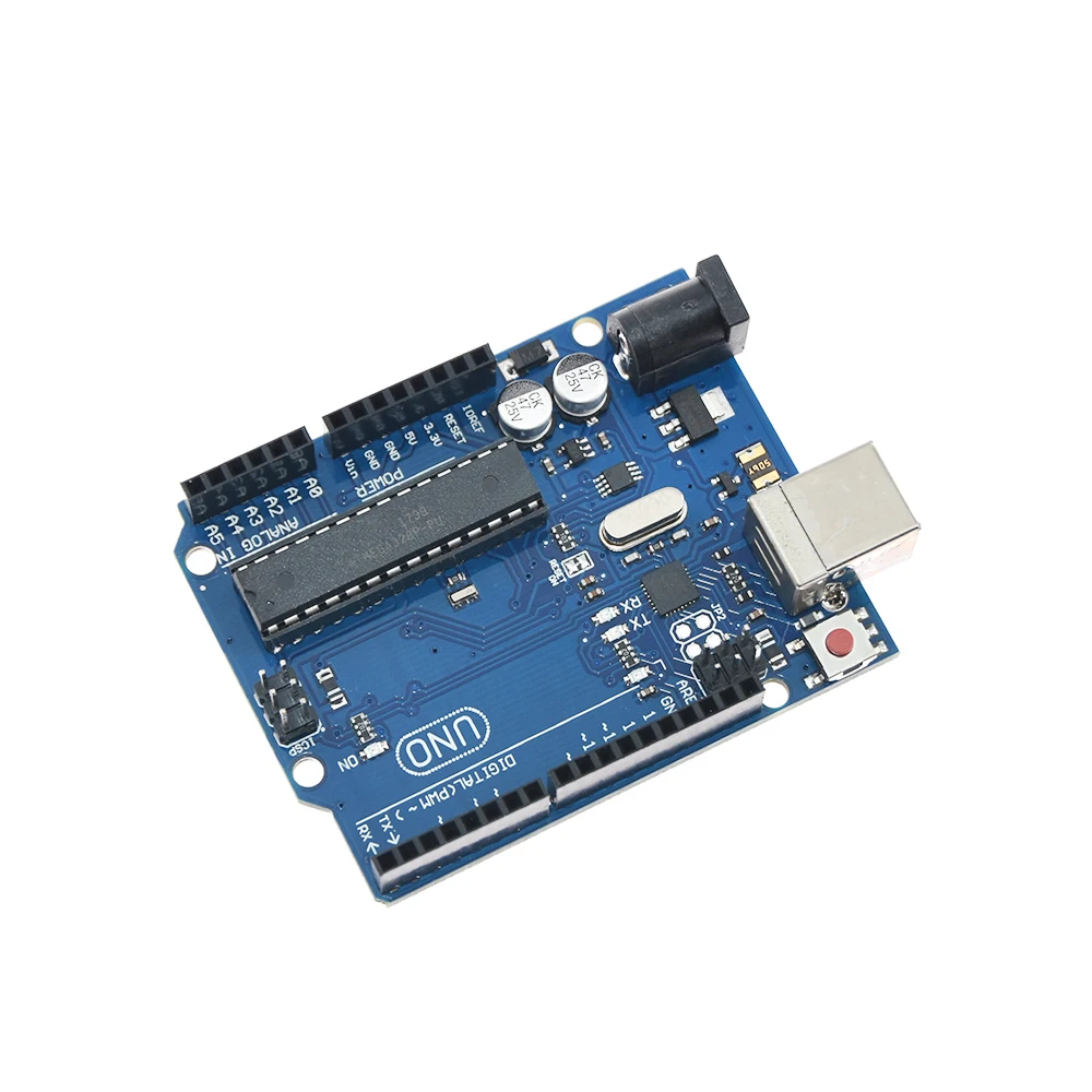 Для Arduino UNO R3 CH340G MEGA328P чип 16 МГц плата разработки интегральных микросхем комплект