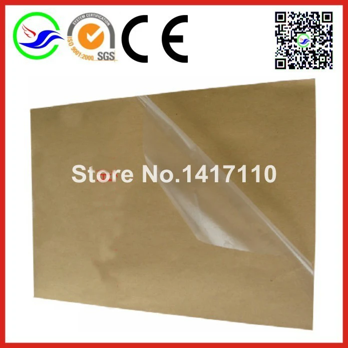 45 sheets a4 self adhesive blank clear plastic pvc label sticker plastic sheet adhesive
