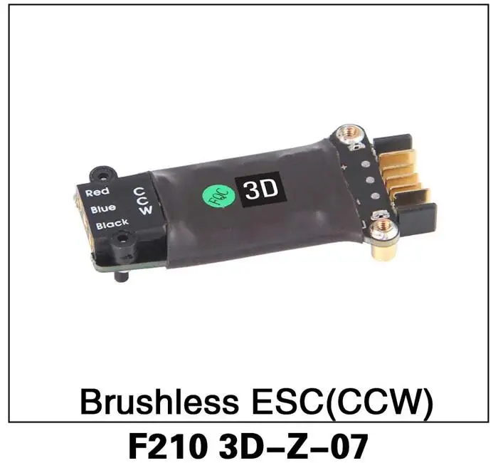 10O % Оригинальные части квадрокоптера Walkera F210 3D RC бесщеточный ESC (CCW) 3D-Z-07 | Игрушки и