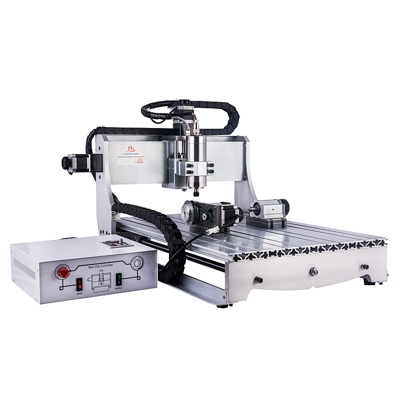 

800W spindle cnc router 6040 ball screw metal engraving machine with free cutter er11 collet