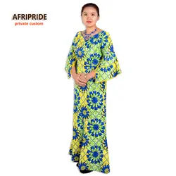 Классический Одежда в африканском стиле для женщин комплект из двух предметов Африканский Традиционный Стиль Топ + юбка длиной до лодыжки