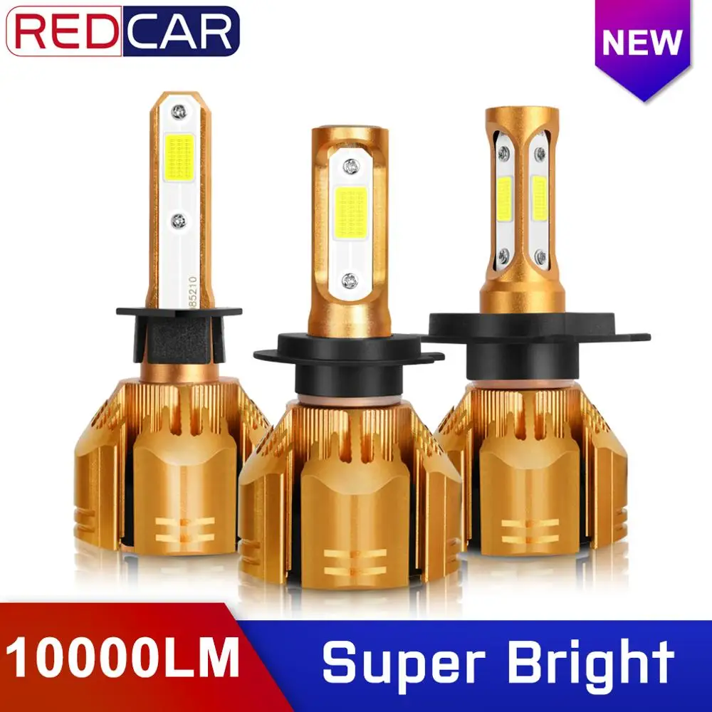 2 шт. Автомобильные светодиодные лампы H7 HB4 9006 HB3 9005 COB H13 9004 9007 H1 H3 H4 H8 H11 9012 лм