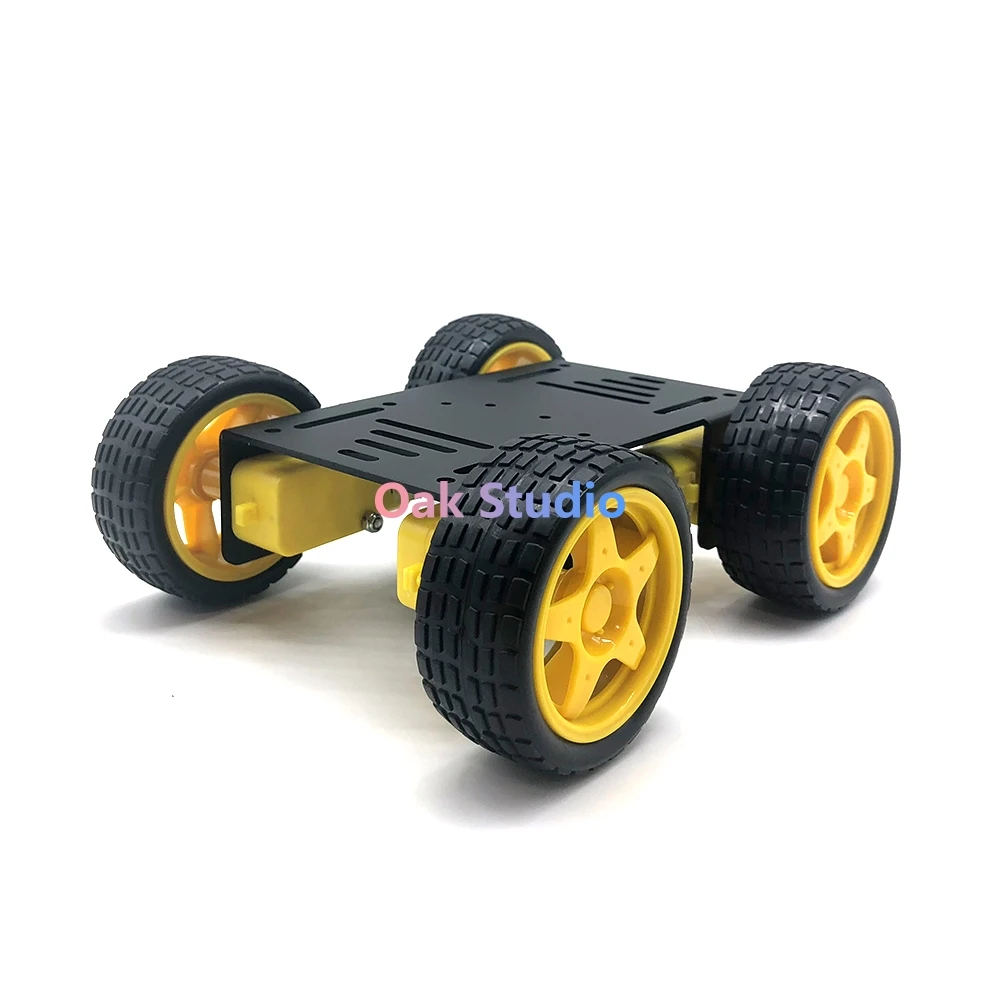 DIY робот 4wd автомобильное шасси mini C10 с четырьмя колесами двигателя TT для arduino uno r3