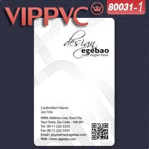

Pvc business card a8031 Template for Card Design and Printing PVC business card