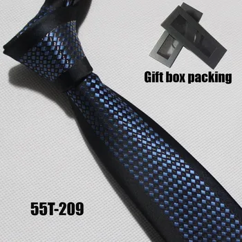 

Italy designer necktie black with blue diamond checkers