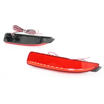 

2x LED Red Lens 48LED Rear Bumper Reflector Light Fog Parking Warning Brake light Tail Lamp fit for Mazda3 5 6 ATENZA