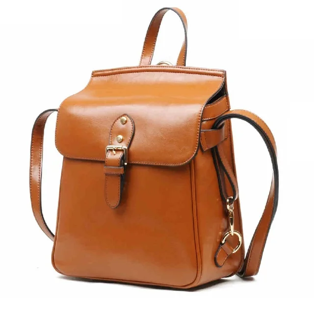 Aliexpress.com : Buy 100% Genuine Leather Backpack Women Female ... Aliexpress.com : Buy 100% Genuine Leather Backpack Women Female ...