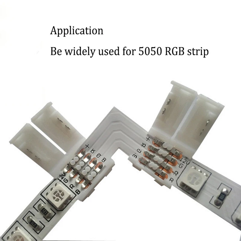 5pcs-lot-L-shape-4-Pins-Connector-10mm-for-5050-3528-RGB-4-conductor-Quick-Splitter (4)