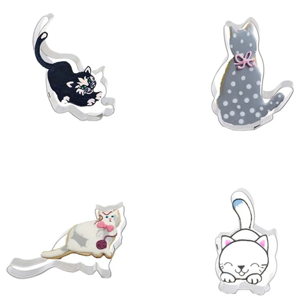 Cat Shaped Aluminium Mold Sugarcraft Cake Cookies Pastry Baking Cutter Mould Bakeware
Cat Shaped Aluminium Mold Sugarcraft Cake Cookies Pastry Baking Cutter Mould Bakeware