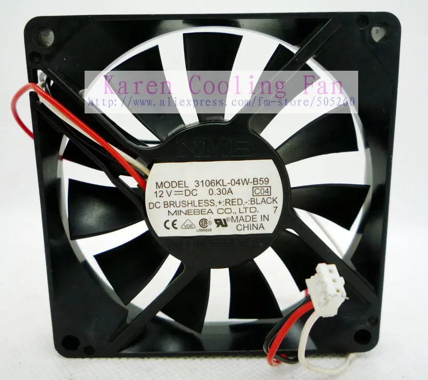 NMB projector fan, 8015 12v 0.3a 3106KL 04W B59 C04 INV FANin Fans