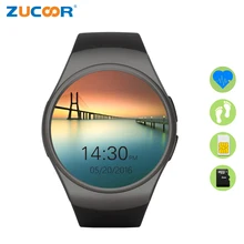 Men Women s Smart Watch Phone KW18 Full Round Screen Heart Rate Monitor Smartwatch Bluetooth Smart