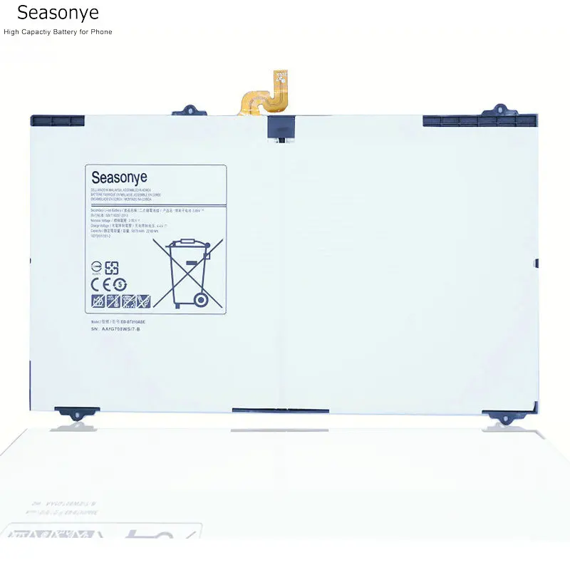 

Seasonye EB-BT810ABE / EB-BT810ABA 5870mAh Replacement Battery For Samsung Galaxy Tablet Tab S2 9.7" T810 SM-T810 T815 T817A