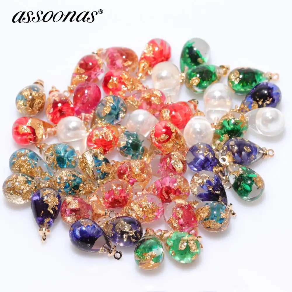 assoonas M345 jewelry making accessories diy glass earrings pendant findings charms parts hand made 6pcs/lot | Украшения и