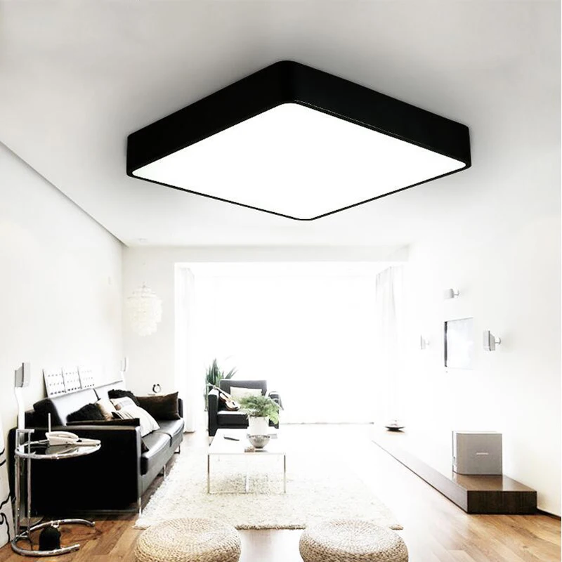 

LED Nordic Iron Acryl Square Rectangle LED Lamp.LED Light.Ceiling Lights.LED Ceiling Light.Ceiling Lamp For Foyer Bedroom Hall