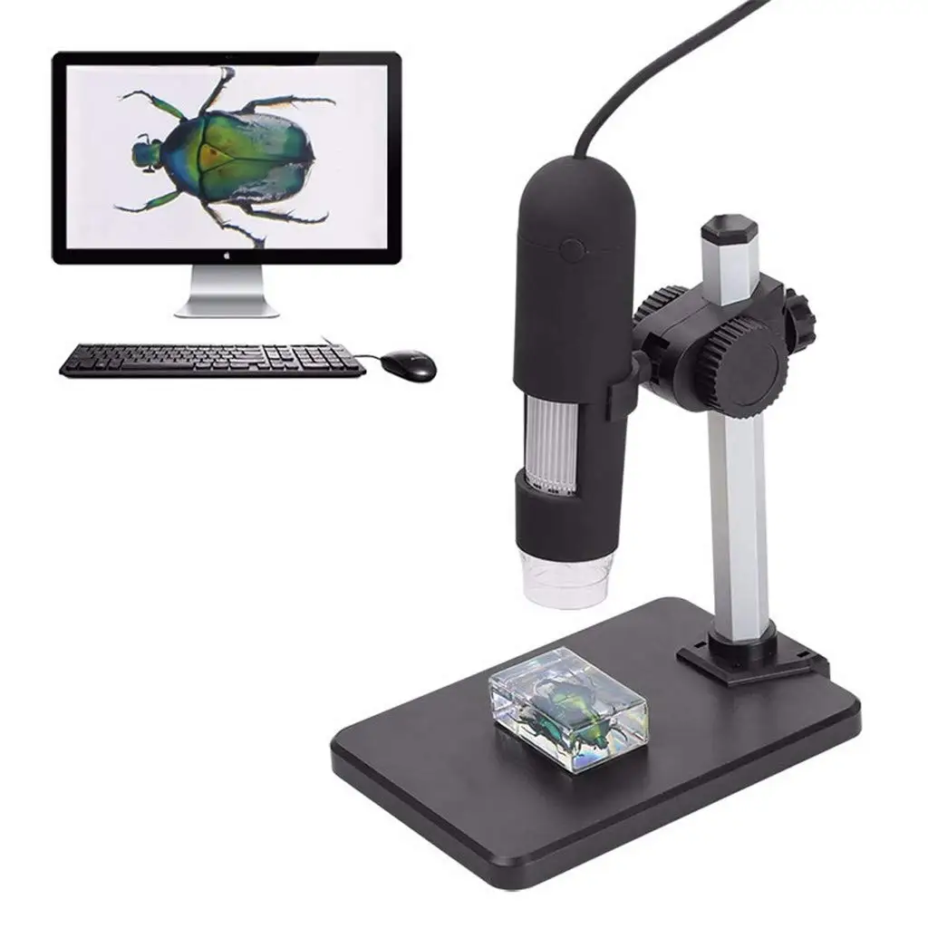 

USB 8 LED 1000X Digital Microscope Biology Experiment Laboratory Supplies Science Learning Educational Toys Gift for Children