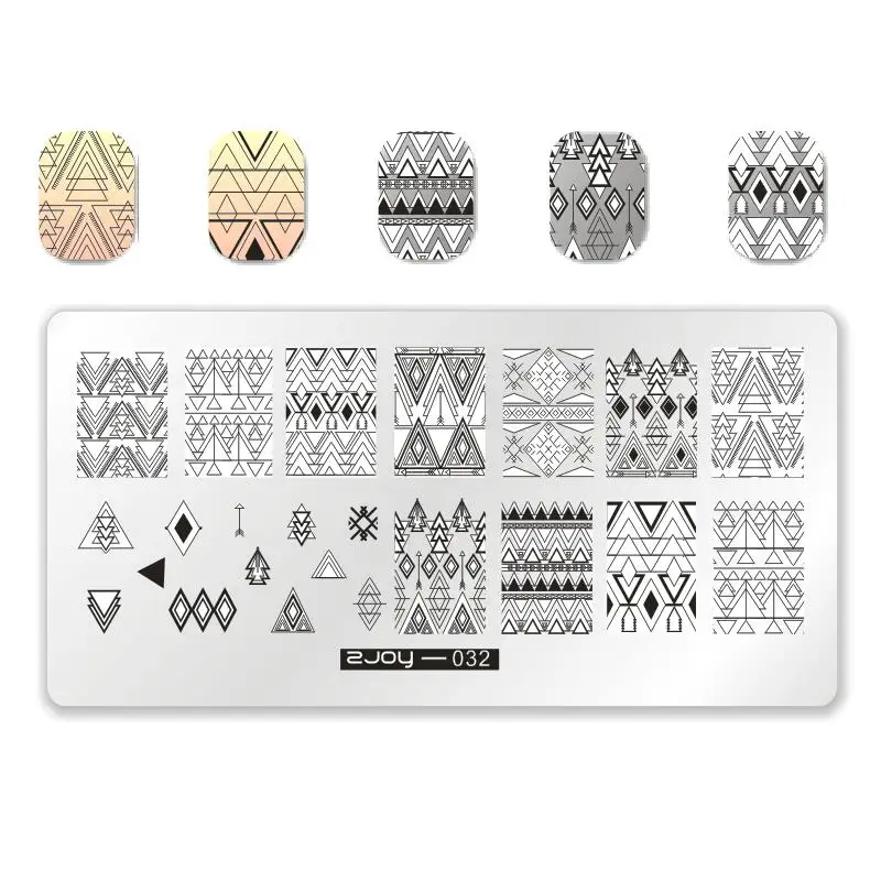 

Premium Nail Stamping Plates ZJOY32 Nail Art Template Printing Tool Stamp Image Transfer Manicure Dandelion Flowers Hearts Love