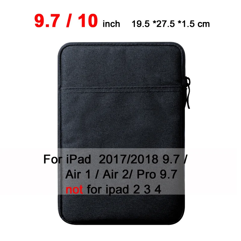 Ноутбук чехол Чехол для Apple iPad 2 3 4/iPad воздуха 1 2 3 /для i Pad 9,7 Pro 9,7 10,5 11 12,9 планшетный ПК чехол - Цвет: 10-ZangQing-ND