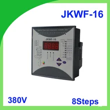 Реактивной мощности Автоматическая компенсация контроллер RPCF3-16 JKWF-16 8 шагов 380 V 50/60Hz компенсация реактивной мощности контроллер