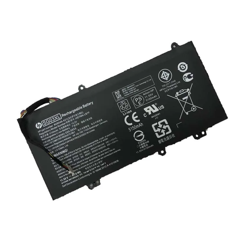 Оригинальная батарея SG03XL 11 55 в 849315 Вт-ч для ноутбука модели 850- | Компьютеры и офис