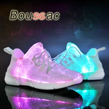 

2018 luminous shoes breathable cushioning men and women outdoor jogging led lights shoes couple