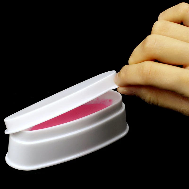 

High Quality Dip Powder French Container Tray French Smile Line Mold Manicure Nail art Accessory tools Mould Storage Box Holder