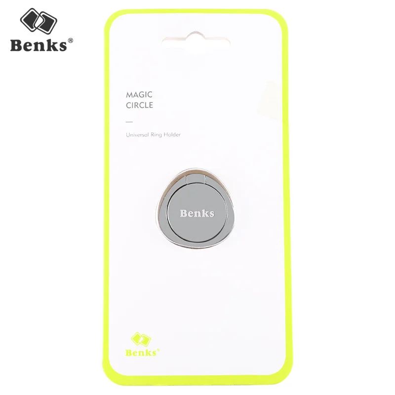 Benks Universal 360 Degree Metal Finger Ring Holder For Samsung Galaxy S8 S9 Plus Xiaomi Mi6 Phone Stand Holder For iPhone X 8 7 Benks Universal 360 Degree Metal Finger Ring Holder For Samsung Galaxy S8 S9 Plus Xiaomi Mi6 Phone Stand Holder For iPhone X 8 7