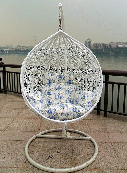 Factory direct rattan wicker chair swing basket hangingin Hanging Baskets from Home & Garden on