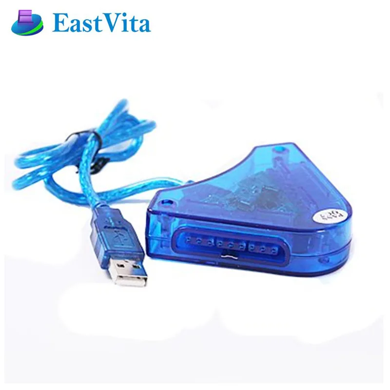 

EastVita USB Dual Controller to PC Adapter Converter For PS2 Controller