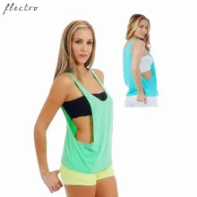 Спорт Йога Топы Для женщин без рукавов жилет Фитнес работает Йога рубашки женские быстросохнущая дышащие топы S359