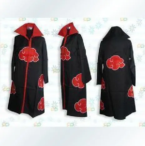 Вышивка героя аниме Наруто плащ Акацуки Какузу Косплэй костюм Akatsuki в наличии