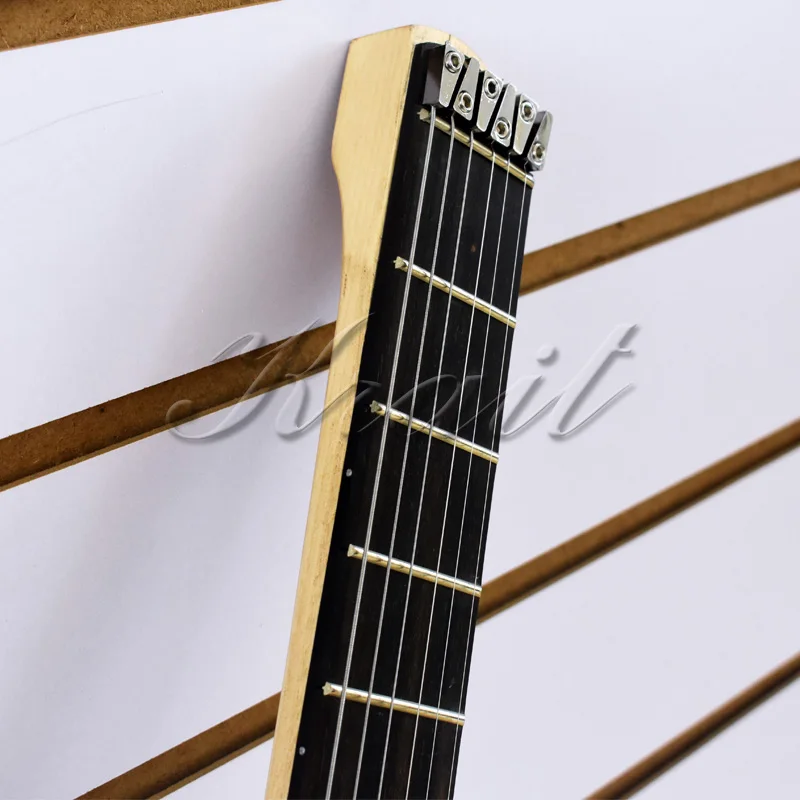 Горная безголовая гитара fanned frets безголовая гитара ebony fret ольховое тело Пламя клен Топ кленовый гриф fret