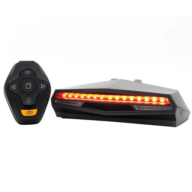 

Remote Controlled Bicycle Cycling LED+Laser Tailight Waterproof Bike Rear Turn Signal Warning Light Lamp for MTB Road Bike