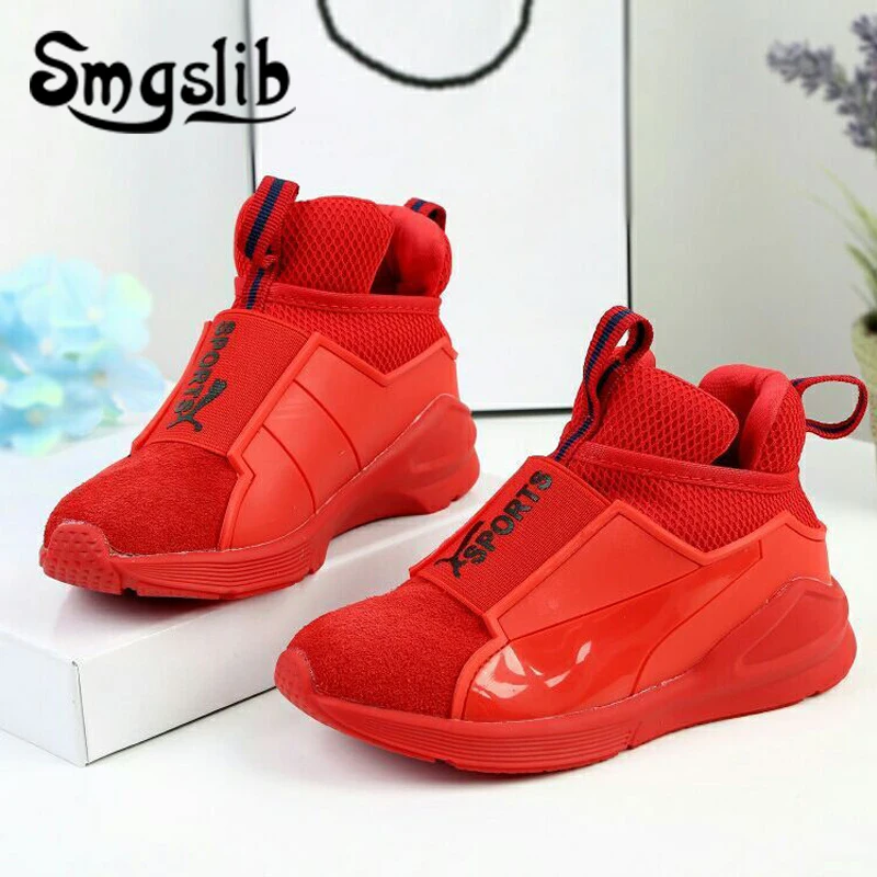 

Kids Sneaker Girls Shoes Boys Sports Sneaker 2018 Spring Autumn Children Pu Leather Toddler Casual Sneakers Teenage Trainers